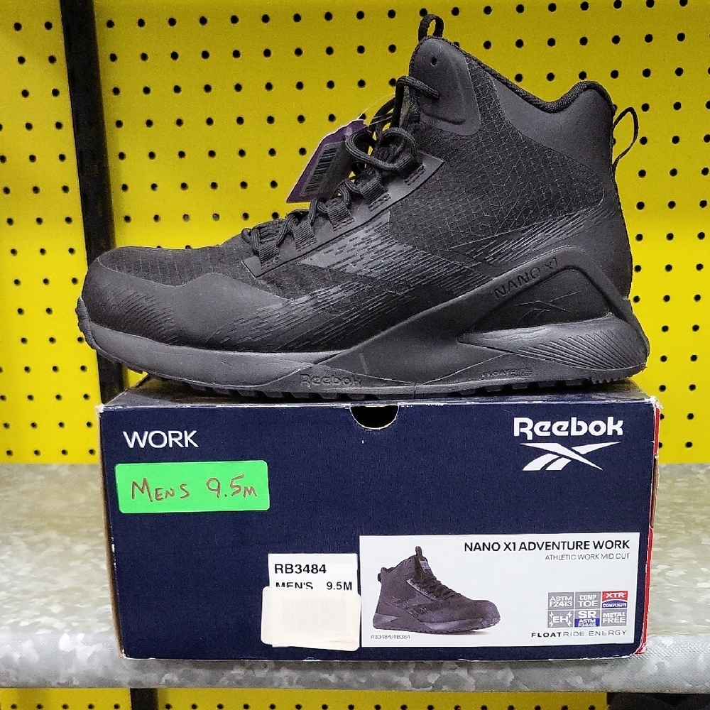 Reebok Nano X1 Adventure Men's Black Athletic Shoes